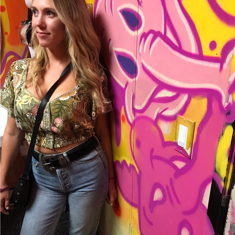 Spell women’s Top | Spell & The Gypsy | Jungle crop top | size L